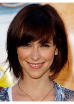 Medium Length Capless Synthetic Wig 