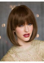 Straight Capless Diaphanous Synthetic Wig 