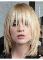 Attractive Lace Front Straight Synthetic Wig 