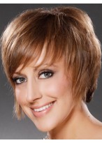 Short Straight Capless Synthetic Wig 