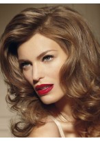 Splendid Wavy Lace Front Synthetic Wig 