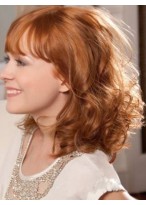 Enthralling Wavy Capless Synthetic Wig 