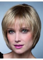 Razored Short Bob Shape Synthetic Wig 