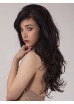 Fluffy Waves Long Synthetic 3/4 Wig 