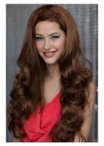Long Loose Curls Capless 3/4 Wig 