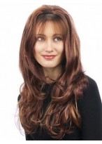 Long Wavy Synthetic 3/4 Cap Wig 