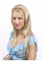 Long Layered 3/4 Capless Wig 