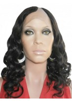 Spiral Curls Remy Human Hair U Part Wig 