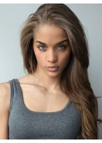 Natural Remy Human Hair Lace Front African American Wig 