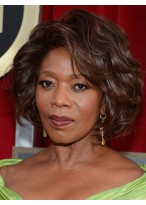 Pretty Lace Front African American Synthetic Wig 