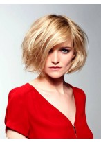 Straight Capless Smooth Synthetic Wig 