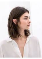 Comfortable Lace Front Remy Human Hair Bob Wig 