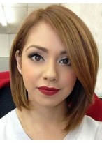 Glamorous Lace Front Synthetic Bob Wig 