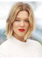 Pretty Lace Front Remy Human Hair Bob Wig 