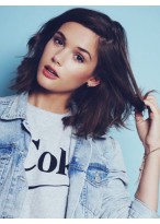Pretty Lace Front Remy Human Hair Bob Wig 