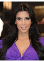 Human Hair Long Capless Celebrity Wig 