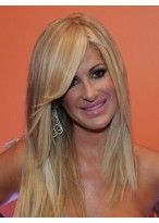 Kim Zolciak Shimmering Human Hair Lace Front Wig 