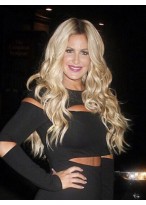 Kim Zolciak Glamorous Synthetic Lace Front Mono Top Wig 