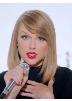 Taylor Swift Elaborately Lace Front Human Hair Wig 