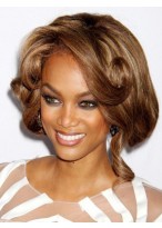 Tyra Banks Elegant Lace Front Human Hair Wig 