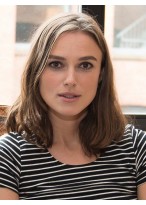Stunning Keira Knightley Lace Front Remy Human Hair Wig 