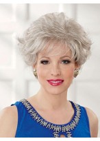 2016 New Style Short Capless Gray Wig 
