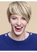 Flattering Capless Remy Human Hair Wig 