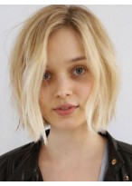 Modern Remy Human Hair Lace Front Wig 