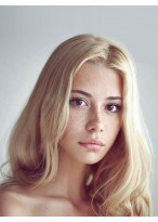 Pretty Lace Front Remy Human Hair Wig 