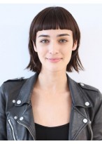 Stylish Capless Remy Human Hair Wig 