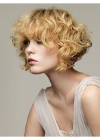 Attractive Capless Remy Human Hair Wig 