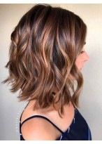 Elegant Wavy Lace front Remy Human Hair Wig 