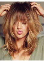 Attractive Straight Capless Remy Human Hair Wig 