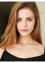 Magnificent Lace Front Straight Remy Human Hair Wig 