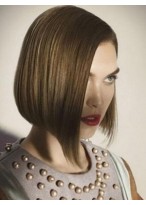 Human Hair Straight Lace Front Wig 