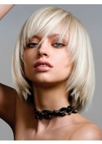 Marvelous Remy Human Hair Straight Capless Wig 