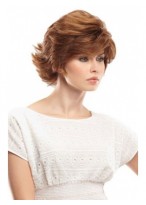 Affordable Human Hair Wavy Capless Wig 