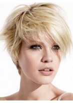 Striking Full Lace Human Hair Wig 