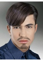 Modern Straight Lace Front Synthetic Wig 
