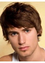 Attractive Human Hair Wavy Lace Front Wig 