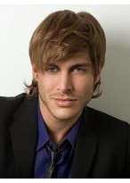 Admirable Wavy Human Hair Capless Wig 