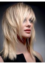 Cute Synthetic Capless Wig 
