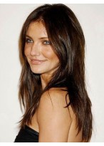 Concise Lace Front Synthetic Wig 