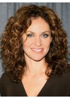 Classic Wavy Lace Front Without Bangs Synthetic Wig 