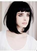 Straight Bob Capless Synthetic Wig 