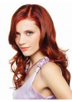 Comfortable Lace Front Wavy Synthetic Wig 