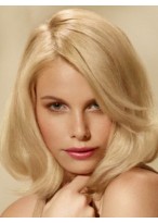 Elaborately Straight Lace Front Synthetic Wig 