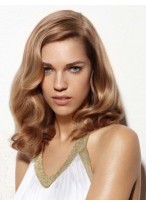 Concise Wavy Lace Front Synthetic Wig 