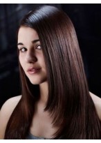Modern Straight Lace Front Synthetic Wig 