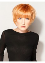 Concise Capless Synthetic Wig 